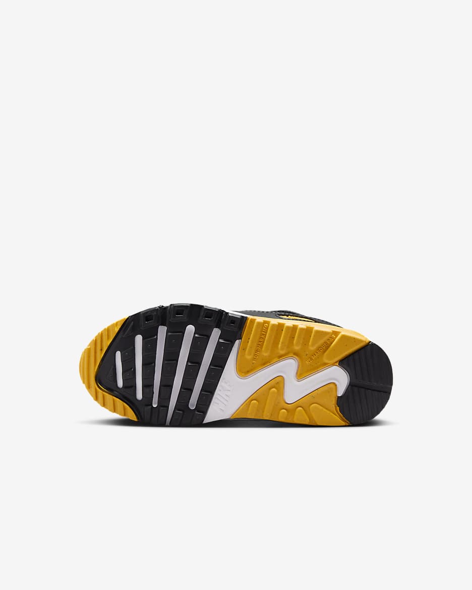 Black and yellow air max kids best sale